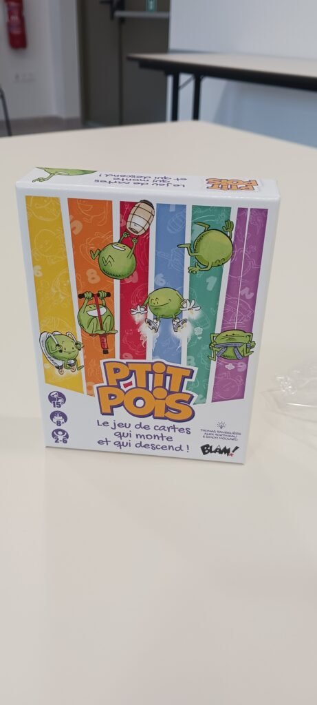 Soirée jeux à 4 autour de Ptit pois.