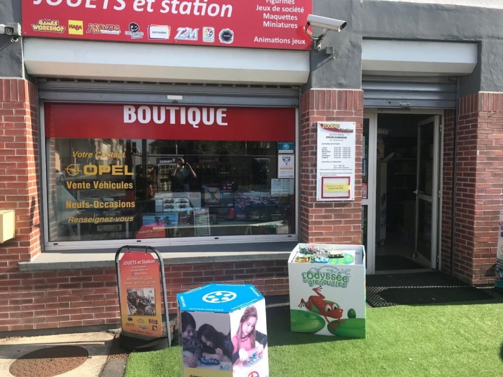 Jouet et station partenaires de l'éloges dés jeux.