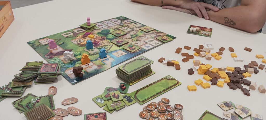 Plateau centrale d'agricola famille