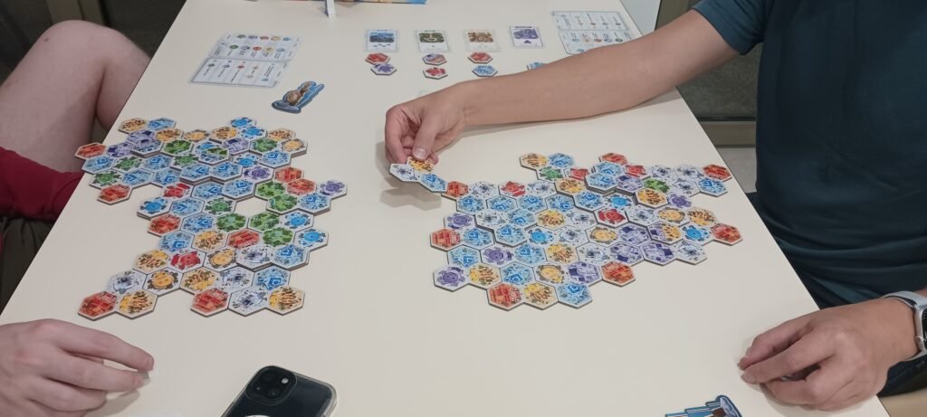 Akropolis pendant une soirée jeu