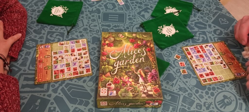 Alice garden lors de notre soirée jeux.