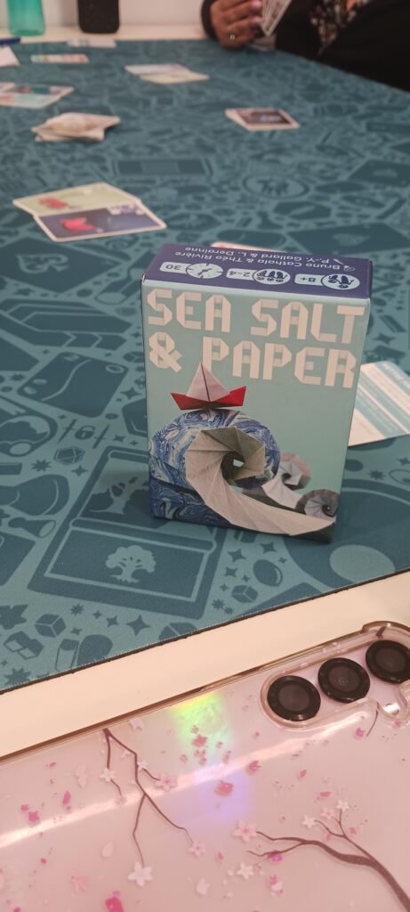 Sea, salt paper lors de notre soirée jeux.