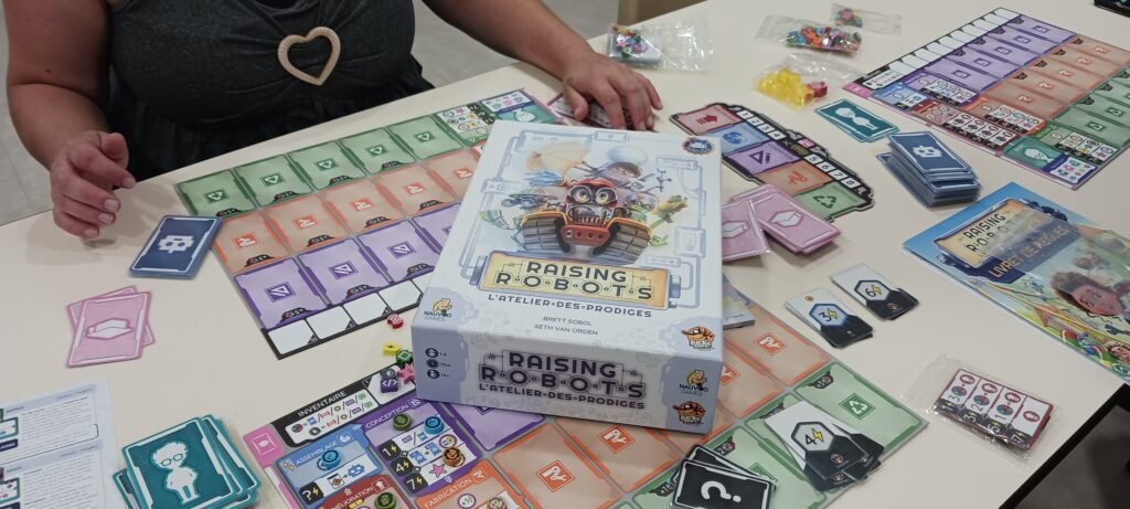 Raisin Robots joué lors de notre soirée jeux de société.