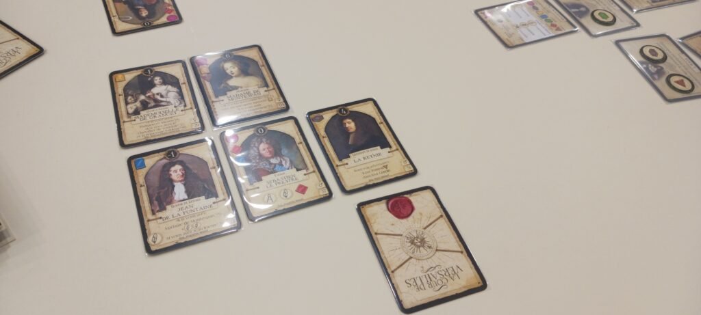 Une partie de la cour de Versailles.