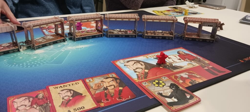 Colt express joué lors de notre soirée jeux.