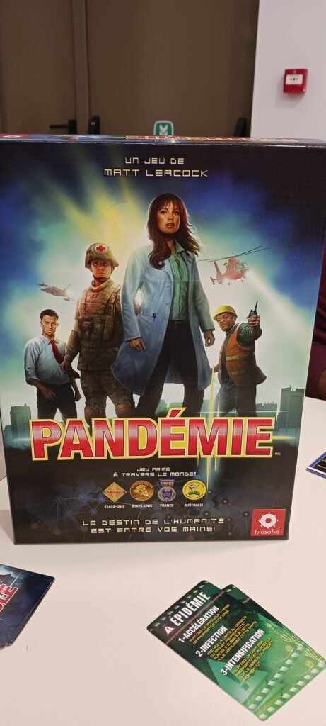 Pandémie lors de notre soirée jeux.