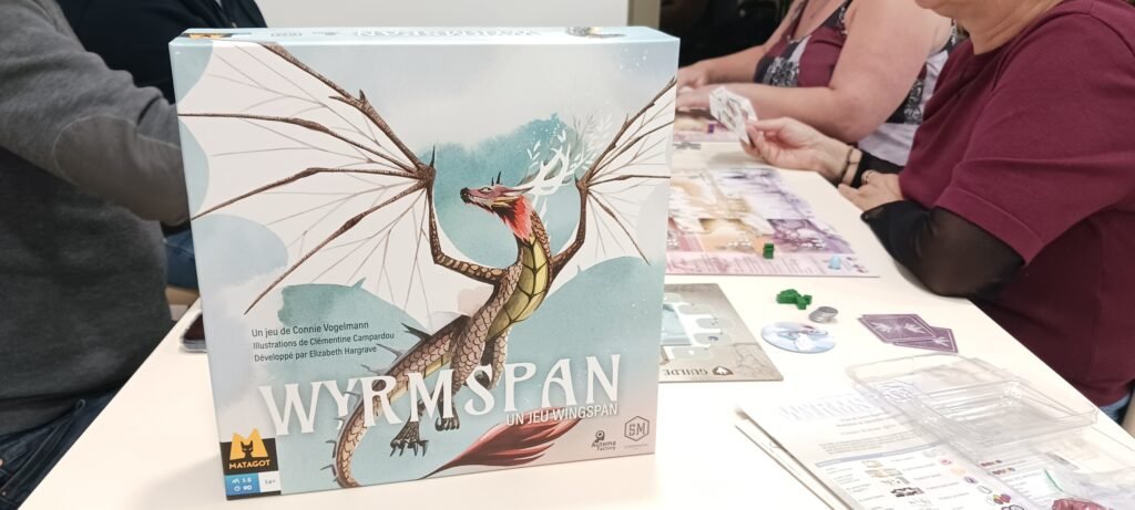 Wyrmspan joué lors de notre soirée jeux.