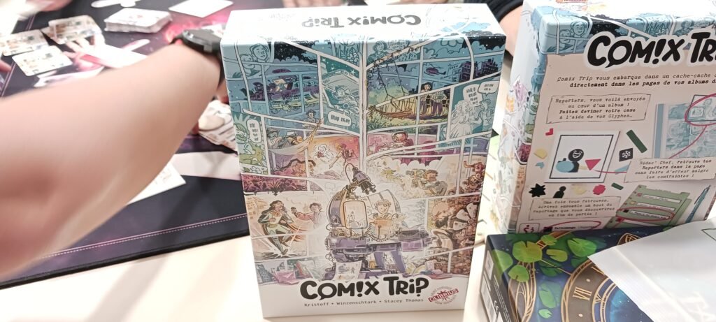 Comix trip joué lors de notre soirée jeux.