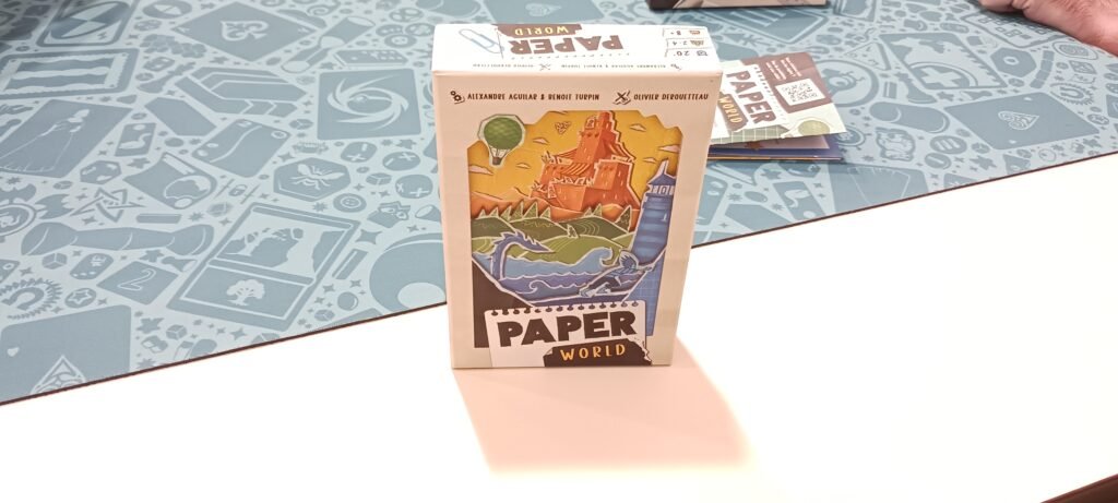 Paper World joué lors de notre soirée jeux.