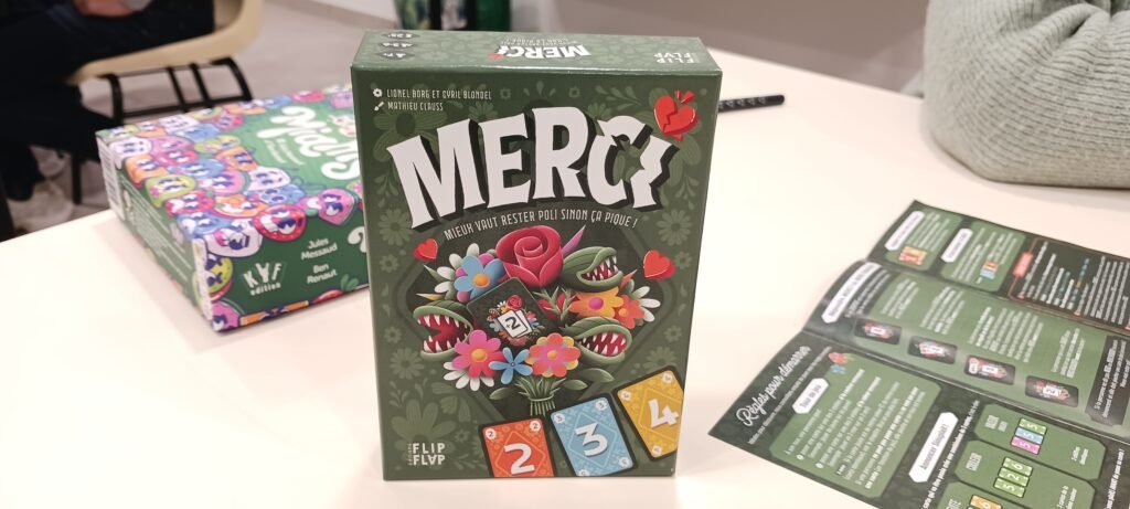 Merci joué lors de notre soirée jeux.
