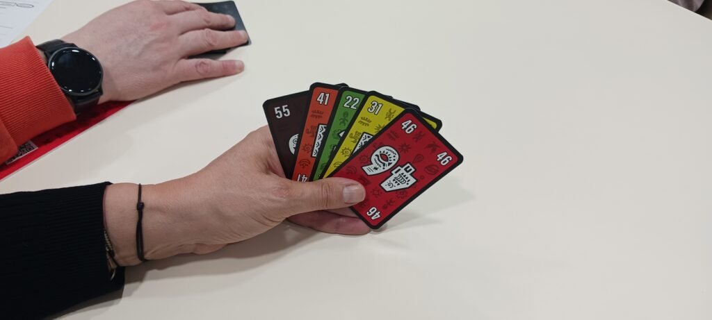 La main d'une joueuse